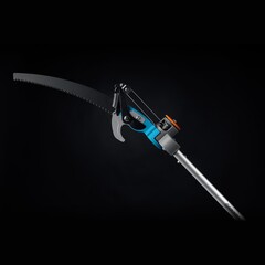 GRINDA GX-4000, длина 2-2,8 м, пила 350мм, рез до 30 мм, лезвия из нержавеющей стали, телескопический высоторез с пилой, PROLine (424530)