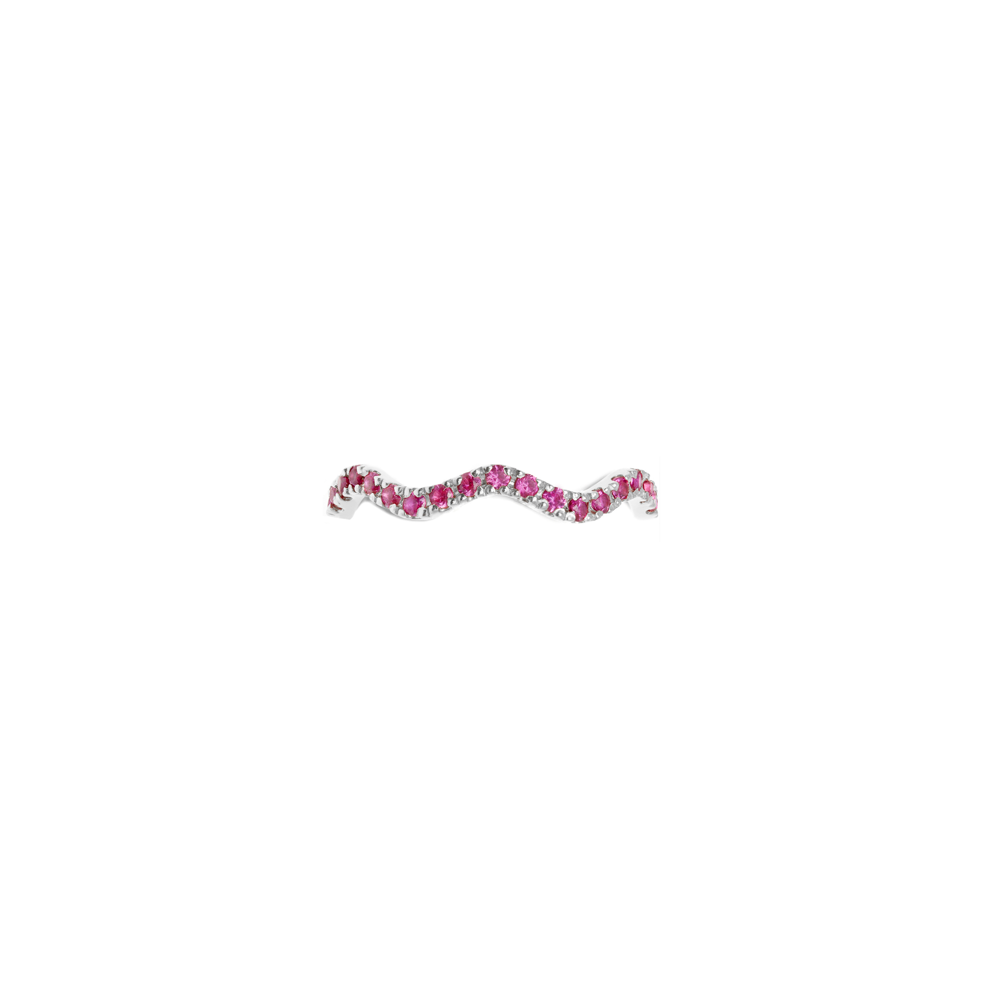 VIVA LA VIKA Кольцо Wave Pave Ring – Silver Fuchsia кольцо viva la vika wave pave ring silver rainbow 16 мл