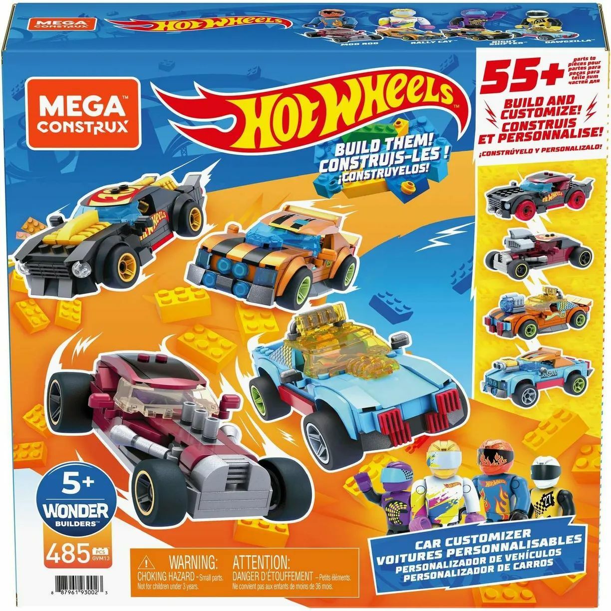 Конструктор Mega Construx Hot Wheels - Игровой конструктор Монстр трак 485  элементов - Мега Хот Вилс GVM13 купить в Москве | Доставка по России.