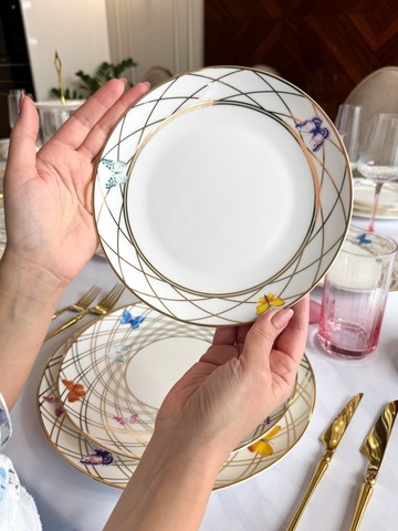 Суповая тарелка First Lady Танец бабочек