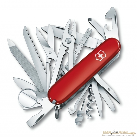 Нож перочинный Victorinox SwissChamp 91мм 33 функции красный блистер (1.6795.LB1)