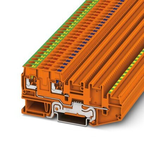 PTIO-IN 2,5/4-PE OG-Клеммный модуль для подключения датчиков и исполнительных элементов