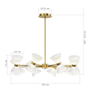 Светильник подвесной ST Luce Spirit SL2004.313.12