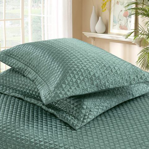 Покрывало 240х260 Sofi De MarkO Тринити изумруд