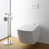 TOTO NEOREST EW Унитаз подвесной 423x666x410 мм, без сиденья (подходит: TCF994RWG) безободковый, CeFiONtect, Tornado Flush  цвет: белый CW994P#NW1