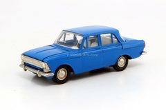 Moskvich-412 blue (plastic bottom) Agat Tantal Made in USSR 1:43