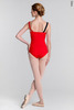 Strap leotard | scarlet