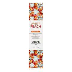 Разогревающее массажное масло Gourmet White Peach Organic с органическими ингредиентами - 50 мл. - 