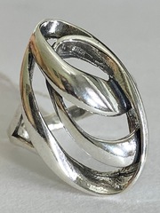 Шторм (кольцо из серебра)
