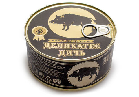 Тушеное мясо кабана МКК Балтийский, 325г