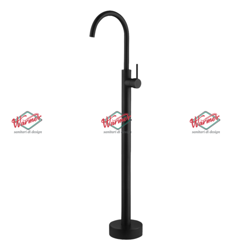 Напольный смеситель для ванной Warmer Black Line 1085200