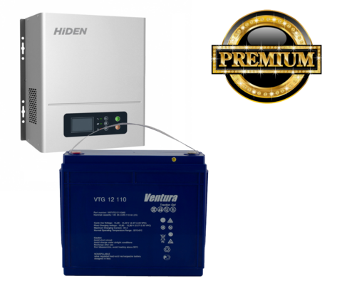 Комплект ИБП HIDEN HPS20-0612N+VENTURA 140Ач