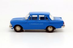 Moskvich-412 blue (plastic bottom) Agat Tantal Made in USSR 1:43