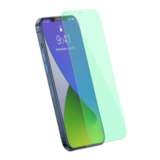 Защитное стекло 0.15 мм на весь экран Baseus Block Harmful (SGAPIPH54N-LQ02) для iPhone 12 Mini (в комплекте 2 шт) (Green Light)