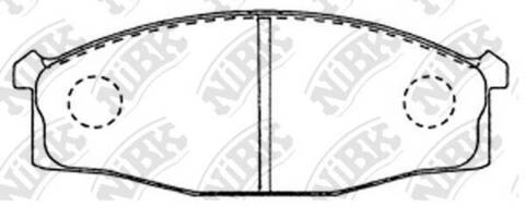 Колодки NiBK PN2204