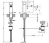Gessi Flessa 54007#299 Смеситель для биде