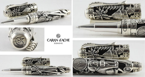 Ручка-роллер Caran d'Ache Spirit of Switzerland Silver LE (5070.051)