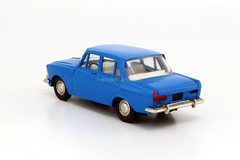 Moskvich-412 blue (plastic bottom) Agat Tantal Made in USSR 1:43