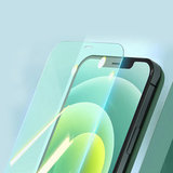 Защитное стекло 0.15 мм на весь экран Baseus Block Harmful (SGAPIPH54N-LQ02) для iPhone 12 Mini (в комплекте 2 шт) (Green Light)