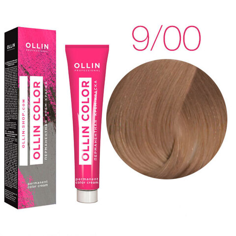 OLLIN Color 9/00 (Блондин глубокий) - Перманентная крем-краска для волос