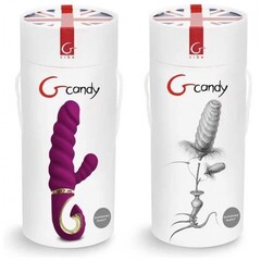 Невероятный вибратор Gvibe Gcandy - Sweet Raspberry, 18 см (малиновый)