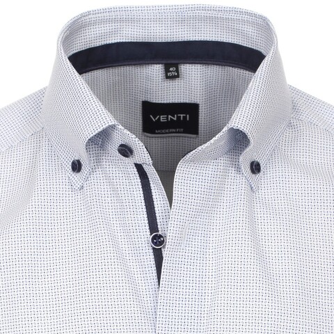 Сорочка Venti Modern Fit 123824200-100 с мелким рисунком