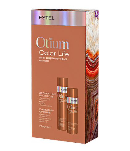 ESTEL OTIUM COLOR LIFE Набор для окрашенных волос: шампунь 250мл, бальзам 200мл