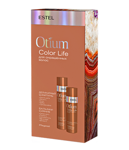 ESTEL OTIUM COLOR LIFE Набор для окрашенных волос: шампунь 250мл, бальзам 200мл
