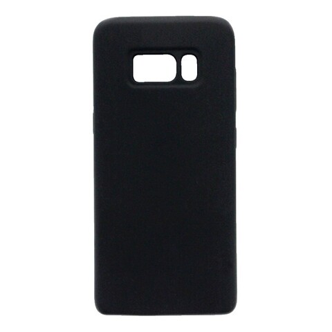 Силиконовый чехол Silicone Cover для Samsung Galaxy S8 (Черный)