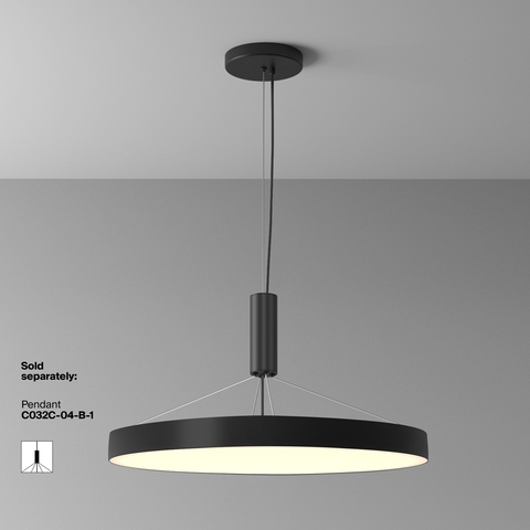 Потолочный светодиодный светильник Maytoni Zon C032CL-90W3K-RD-B