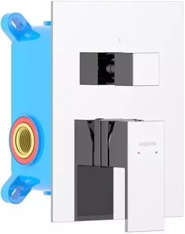 Aquatek AQ1646CR смеситель для ванны (внешняя и скрытая часть)