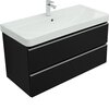 Aquanet 337951 Тумба Вега 2.0 100 2 ящ. цв.черный (337951)