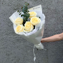 Пионовая Роза/ топ букет