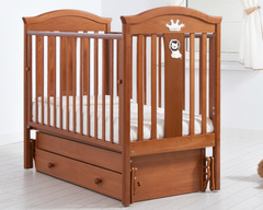 Кровать детская К-2002-29м "Даниэль" маятник универсальный (слоновая. кость)