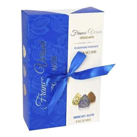 Набор конфет Эксклюзив Франко Верони шкатулка (Синий) 190гр