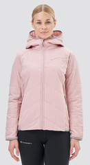 Премиальная куртка для лыж и зимнего бега Nordski Hybrid Warm 2.0 Soft Pink W женская