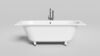 Salini 104623MF  ORNELLA AXIS 170x70 Встраиваемая ванна с овальной чашей, регулируемые ножки, RAL полностью