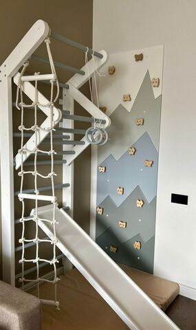 Шведская стенка+скалодром