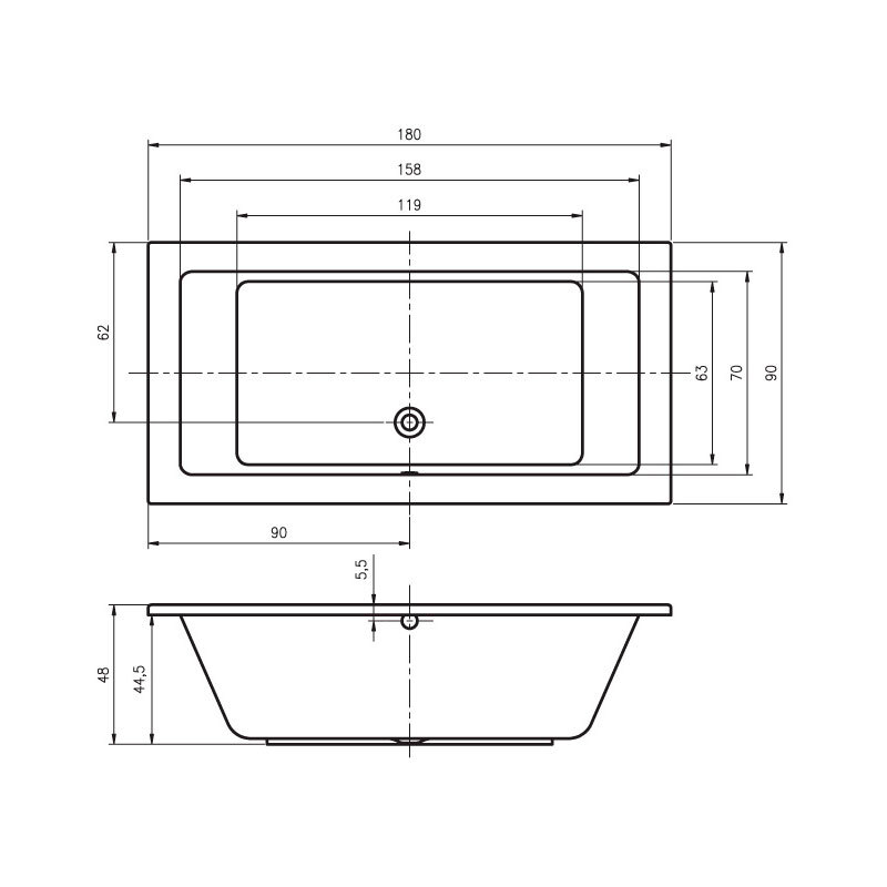 ванна Riho Lusso