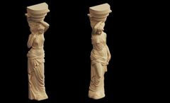 Силиконовый молд № 2011 Кариатиды 2 шт