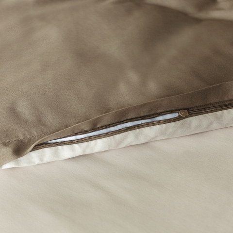 Постельное бельё двустороннее LaPrima сатин (евро) - Шоколад - купить 1