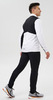 Премиальный костюм для лыж и зимнего бега Nordski Hybrid Pro 2.0 White/Black мужской
