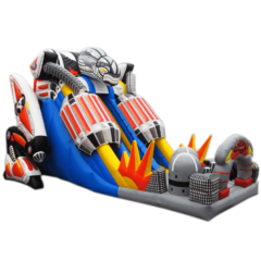 Коммерческий надувной батут "Робот" 8*6*6.5 м