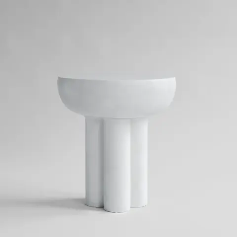 Стол 101 Сopenhagen Crown Table, Tall, Bone White, белый