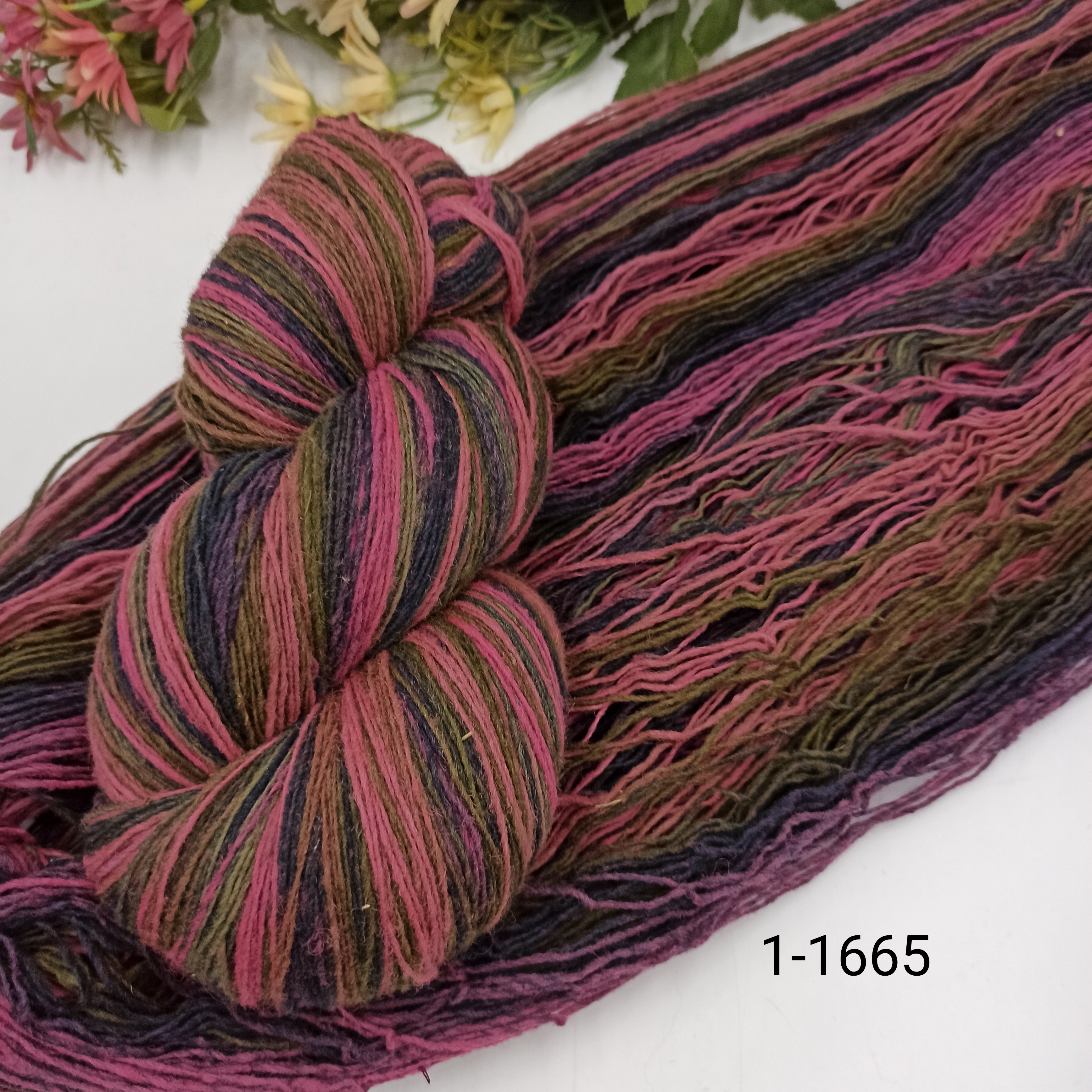 Дундага 6/1 шерсть секционного окрашивания 01-1665 420м/100гр