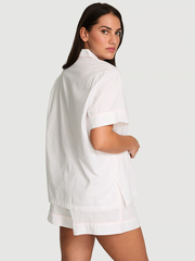 ХЛОПКОВАЯ ПИЖАМА С ШОРТАМИ