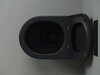 Ceramica Nova Metropol CN4004MB Напольный пристенный унитаз-соло с ультра тонким сидением и крышкой с функцией плавного закрытия, цвет: чёрный матовый