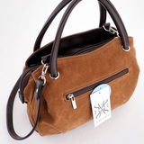 Сумка Саломея 278 эко-замша миндаль