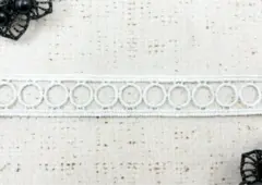 Кружево плетеное, ш. 1,8 см, белый