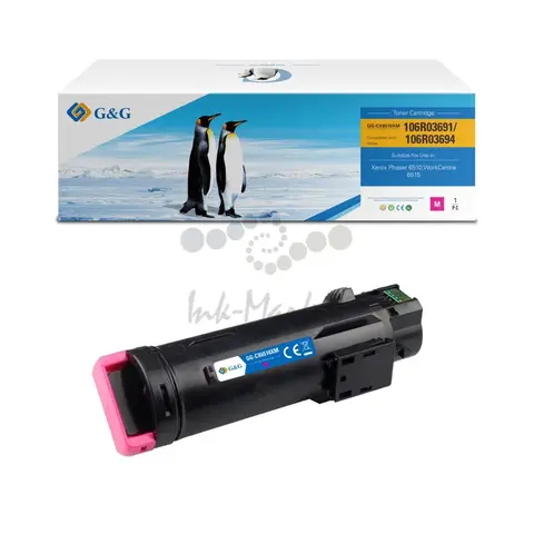 Тонер картридж G&G для Xerox Phaser 6510 WC 6515 (4,3K стр.), magenta